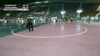 7A 190 lbs Champ. Round 1 - Jacobrien Gray, Dothan HS vs Jayden Campbell, Mary G Montgomery