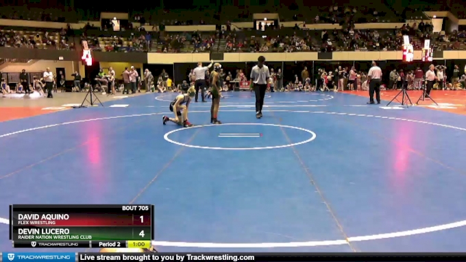 95 lbs Quarterfinal - David Aquino, Flex Wrestling vs Devin Lucero ...