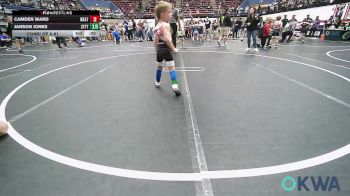 49 lbs Consi Of 8 #1 - Maxim Langford, ARDMORE TAKEDOWN CLUB vs Maverick Potter, Weatherford Youth Wrestling