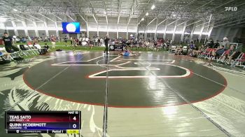 132 lbs Placement Matches (8 Team) - Teag Saito, New Jersey vs Quinn McDermott, Louisiana