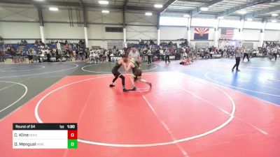 132 lbs Round Of 64 - Chad Kline, Dove Creek WC vs David Mengual, Horizon