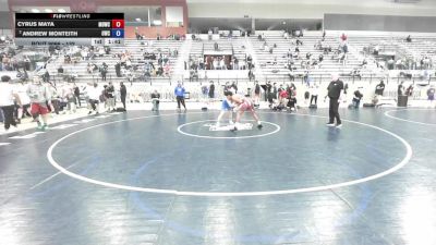 132 lbs 3rd Place Match - Cyrus Maya, Mat Demon Wrestling Club vs Andrew Monteith, Outlaw Wrestling Club