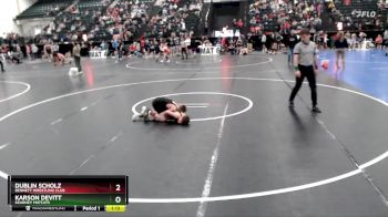 83 lbs Round 2 - Dublin Scholz, Bennett Wrestling Club vs Karson Devitt, Kearney Matcats