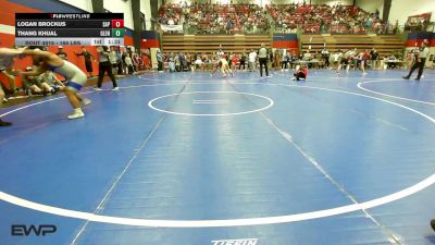 165 lbs Round Of 16 - Logan Brockus, Sapulpa vs Thang Khual, Glenpool