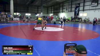 150 lbs Round 2 (4 Team) - Beau Lewis, GREAT BRIDGE WRESTLING CLUB vs Karl Dean, INVICTUS WRESTLING CLUB