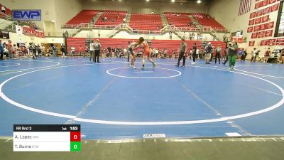 150 lbs Rr Rnd 3 - Alex Lopez, Van Buren High School vs Tillman Burns, Stillwater