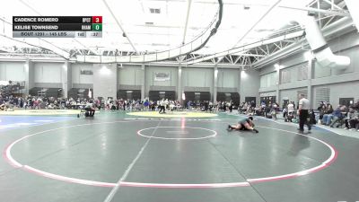 145 lbs Consi Of 8 #1 - Cadence Romero, Bridgeport Co-op vs Kelise Townsend, RHAM