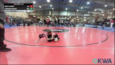 70 lbs Rr Rnd 3 - Riott Gates, Elgin Wrestling vs Addison Bradt, Highlander Youth