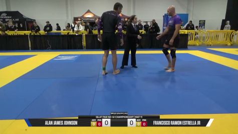 Francisco Ramon Estrella Jr vs Alan James Johnson 2026 Pan IBJJF Jiu-Jitsu No-Gi Championship