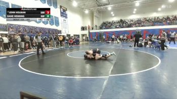 165 lbs Champ. Round 2 - Dane Henning, Hanford vs John Holman, Sandpoint