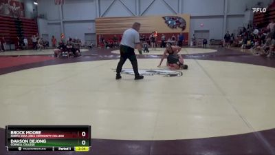 165 lbs Cons. Round 2 - Brock Moore, North Iowa Area Community College vs Dahson Dejong, Cornell College