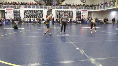 127 lbs Consy 2 - Jesse Huff, Waynesburg vs Milan Harrison, Saegertown
