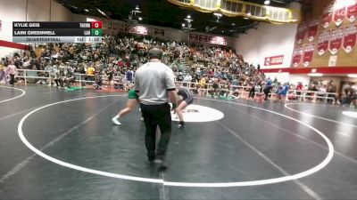 129-141 lbs Quarterfinal - Kylie Geis, Thermopolis Middle School vs Laini Greenwell, Lander Middle School