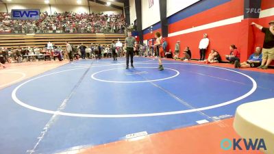 100 lbs Round Of 16 - Cooper Keys, Tahlequah Wrestling Club vs Benjamin Fisher, Salina Wrestling Club