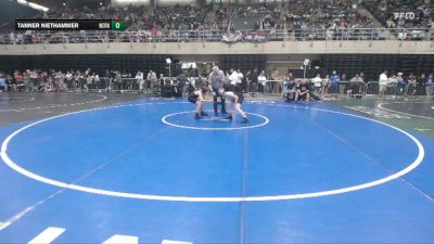86 lbs Quarterfinal - Elijah Weeks, Tyrone vs Tanner Niethammer, Wernersville