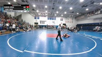 175 lbs Cons. Round 4 - Cody West, Lander Valley vs Samuel Arias, Central