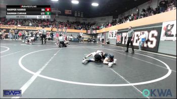 55 lbs Rr Rnd 1 - Harper Harris, Shelton Wrestling Academy vs Darren Cuevas, Little Axe Takedown Club