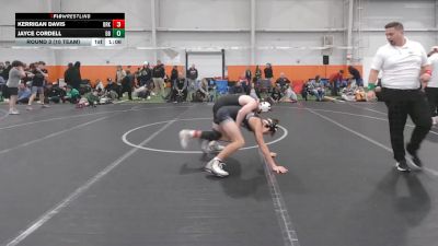 105 lbs Round 3 (10 Team) - Kerrigan Davis, Brecksville vs Jayce Cordell, Dayton Bandits