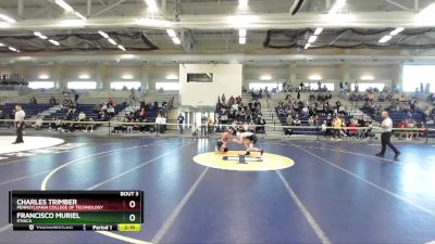 133 lbs Champ. Round 1 - Charles Trimber, Pennsylvania College Of Technology vs Francisco Muriel, Ithaca