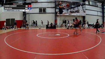 57 kg Cons. Round 3 - Caiden Harbert, Hilltopper Wrestling Club vs Talen Eck, Brunson UVRTC