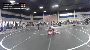 145 lbs 2nd Place - Yamilett Cortez, Valiant College Prep vs Helena Acuna, Legacy Wrestling Center