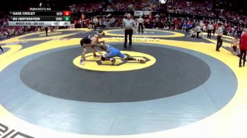 D2-157 lbs Cons. Semi - Gage Croley, Goshen vs Bo Hertenstein, St. Marys Memorial