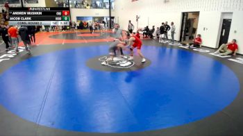 184 lbs Cons. Round 2 - Andrew Mushkin, Ohio Wesleyan vs Jacob Clark, Huntingdon