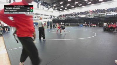 133 lbs Champ. Round 2 - Hugo Gordillo, East Los Angeles College vs Carlos Melgoza, Fresno City College
