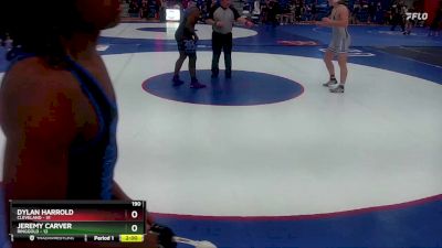 190 lbs Round 3 (4 Team) - Dylan Harrold, Cleveland vs Jeremy Carver, Ringgold