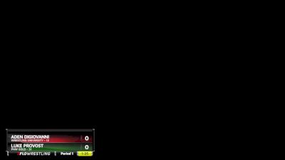 112 lbs Round 3 (6 Team) - Aden DiGiovanni, Wrestling University vs Luke Provost, PNW Gold