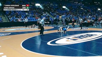 130 lbs Cons. Round 1 - Sabina Charlebois, Minooka vs Alena Oshana, Park Ridge (Maine East)