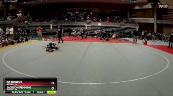 130 lbs Semis & 1st Wrestleback (8 Team) - Bo Diercks, Rocori vs Jackson Penning, Adrian