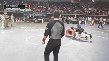 D 3 190 lbs Semifinal - Landen Marcantel, St. Edmund vs John Thibodaux, St. Mary`s
