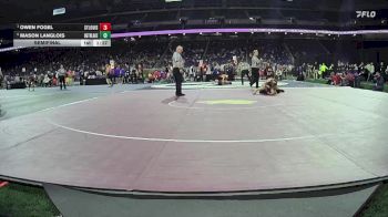 D4-126 lbs Semifinal - Owen Fogel, St Louis vs Mason Langlois, Houghton Lake