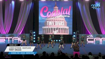 Cheer Extreme - Maryland - Tiny Divas [2025 L1 Tiny - Novice - Restrictions Day 1] 2025 Coastal at the Capitol Grand Nationals