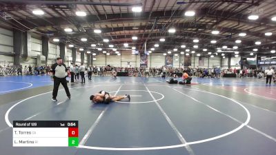 126 lbs Round Of 128 - Troy Torres, CA vs Logan Martins, RI