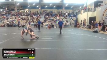 144 lbs Semifinal - Dylan Briles, Archbishop Spalding vs Brady Arigo, St. Mary`s Ryken