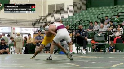 125 lbs 3rd Place Match - Tyson Roach, Little Rock vs Richard Castro-Sandoval, CSU Bakersfield