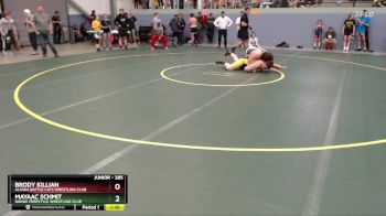 285 lbs Round 2 - Brody Killian, Alaska Battle Cats Wrestling Club vs Mayaac Schmit, Nikiski Freestyle Wrestling Club