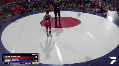 65 lbs Placement Matches (8 Team) - Kyler Robinson, Utah vs Kollin Griffin, Oregon