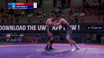 92 kg 1/4 Final - Kanstantsin Kasyan, Individual Neutral Athletes vs Danial Izadi Bigdilou, Iran
