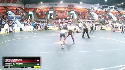 70 lbs Semifinal - Robert BJ Wilson, Walled Lake vs Princeton Nunn, Algonac Muskrats