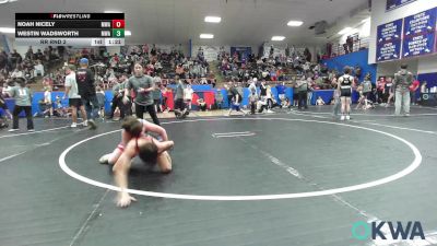 84 lbs Rr Rnd 2 - Noah Nicely, Morris Wrestling Association vs Westin Wadsworth, Morris Wrestling Association