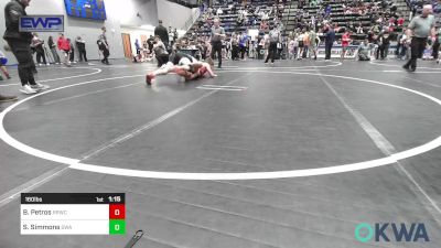 160 lbs Rr Rnd 2 - Bryson Petros, Red Ryder Wrestling Club vs Shipley Simmons, Shelton Wrestling Academy