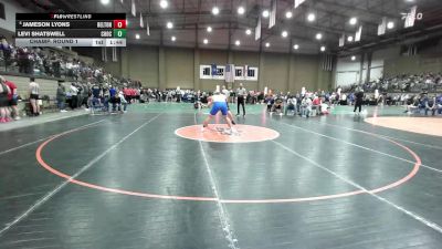 215 lbs Champ. Round 1 - Jameson Lyons, Belton vs Levi Shatswell, Choctaw