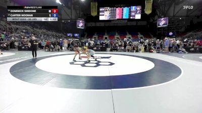 88 lbs Cons. Quarters - Dominick Sindone, MI vs Carter Noonan, IL