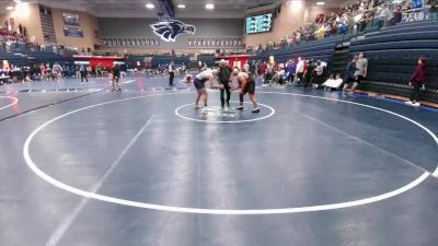 215 lbs Cons. Round 2 - Javier Vaca, Shawnee Mission Northwest HS vs Bennett Johnson, Canyon