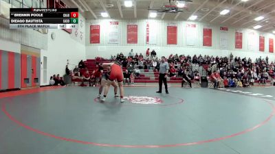 175 lbs 5th Place Match - Brennin Poole, Chardon vs Dieago Bautista, Canton South