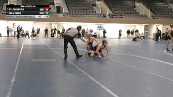 114 Championship Bracket Cons. Round 5 - Will Ross, Oconomowoc vs Tyler Heers, Grand Rapids