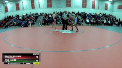 165 lbs Quarterfinal - Amir Karife, Cle. Vasj vs Graydn Sillman, Cf Northwest